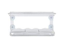 vidaXL Fenster-Futterstellen für Vögel 2 Stk. Acryl 30x12x15 cm