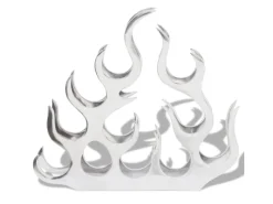 Flaschenregale^vidaXL Flaschenregal für 11 Flaschen Silbern Aluminium