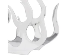 Flaschenregale^vidaXL Flaschenregal für 11 Flaschen Silbern Aluminium