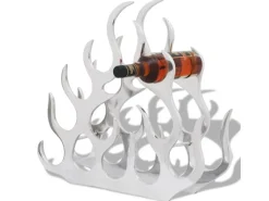 Flaschenregale^vidaXL Flaschenregal für 11 Flaschen Silbern Aluminium