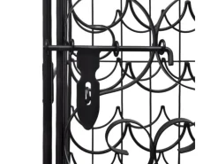 Flaschenregale^vidaXL Flaschenregal für 35 Flaschen Metall