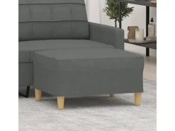 vidaXL Fußhocker Dunkelgrau 70x55x41 cm Stoff Modell 2