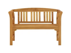 vidaXL Gartenbank 114 cm Massivholz Akazie