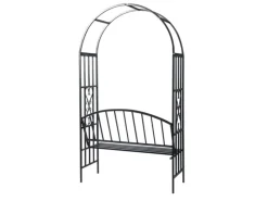 Sitzbänke^vidaXL Garten-Rosenbogen mit Sitzbank