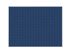 vidaXL Gewichtsdecke Blau 152x203 cm 7 kg Stoff Modell 1