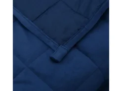 Decken|Bettwäsche^vidaXL Gewichtsdecke Blau 150x200 cm 11 kg Stoff Modell 1