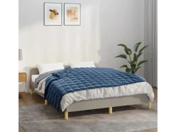 Decken|Bettwäsche^vidaXL Gewichtsdecke Blau 150x200 cm 11 kg Stoff Modell 1