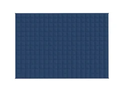 Überwürfe|Decken^vidaXL Gewichtsdecke Blau 140x200 cm 10 kg Stoff Modell 1