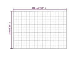 Überwürfe|Decken^vidaXL Gewichtsdecke Blau 140x200 cm 10 kg Stoff Modell 1