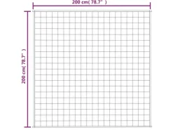 vidaXL Gewichtsdecke Blau 200x200 cm 13 kg Stoff Modell 1