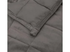 Decken^vidaXL Gewichtsdecke Grau 138x200 cm 10 kg Stoff Modell 1