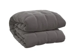 vidaXL Gewichtsdecke Grau 138x200 cm 6 kg Stoff Modell 1