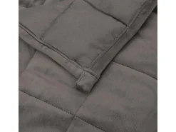 Decken^vidaXL Gewichtsdecke Grau 200x200 cm 13 kg Stoff Modell 1