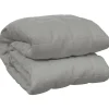 Decken^vidaXL Gewichtsdecke Grau 155x220 cm 11 kg Stoff