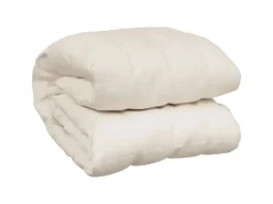 vidaXL Gewichtsdecke Hellcreme 220x240 cm 15 kg Stoff