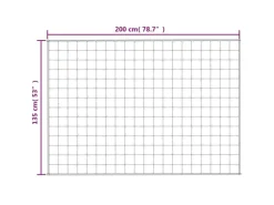 vidaXL Gewichtsdecke Hellcreme 135x200 cm 6 kg Stoff Modell 1