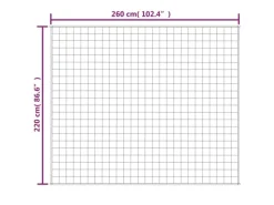 Decken^vidaXL Gewichtsdecke Hellcreme 220x260 cm 11 kg Stoff