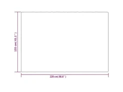 vidaXL Gewichtsdecke mit Bezug Grau 155x220 cm 7 kg Stoff