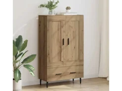 vidaXL Highboard Artisan-Eiche 69,5 x 31 x 115 cm Holzwerkstoff 882578