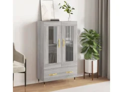 vidaXL Highboard Grau Sonoma 69,5x31x115 cm Holzwerkstoff 828282