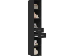 Sideboards|Kommode^vidaXL Highboard Schwarz 30x42,5x185 cm Holzwerkstoff 846237