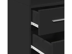 Sideboards|Kommode^vidaXL Highboard Schwarz 30x42,5x185 cm Holzwerkstoff 846237