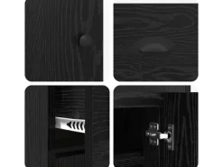 Sideboards|Kommode^vidaXL Highboard Schwarz Eichen-Optik 70 x 35,5 x 67,5 cm 881419