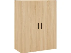 Vitrinen^vidaXL Highboard Sonoma-Eiche 69,5x34x180 cm Holzwerkstoff 3195750