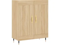 vidaXL Highboard Sonoma-Eiche 69,5x34x180 cm Holzwerkstoff 3198324