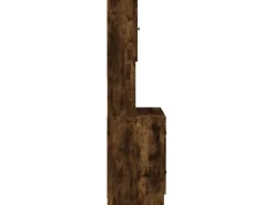 vidaXL Küchenschrank Räuchereiche 95x50x180 cm Holzwerkstoff