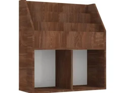 vidaXL Kinder-Bücherregal Braun Eiche 71x30x78,5 cm Holzwerkstoff
