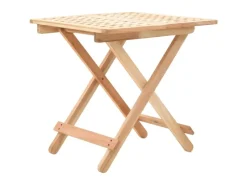vidaXL Klappbarer Beistelltisch Walnussholz Massiv 50x50x49 cm