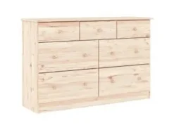 Sideboards^vidaXL Kommode ALTA 112x35x73 cm Massivholz Kiefer