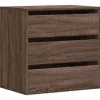 vidaXL Kommode Braun Eichen-Optik 60x41x58 cm Holzwerkstoff