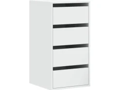 Kommode^vidaXL Kommode Weiß 40x41x76 cm Holzwerkstoff