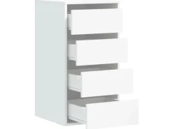 Kommode^vidaXL Kommode Weiß 40x41x76 cm Holzwerkstoff