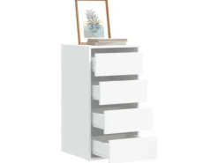 Kommode^vidaXL Kommode Weiß 40x41x76 cm Holzwerkstoff