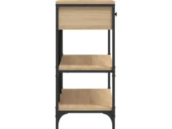 Tische^vidaXL Konsolentisch mit Schubladen und Ablagen Sonoma-Eiche