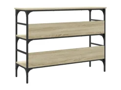 Tische^vidaXL Konsolentisch Sonoma-Eiche 100x32x75 cm Holzwerkstoff Modell 2