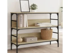 Tische^vidaXL Konsolentisch Sonoma-Eiche 100x32x75 cm Holzwerkstoff Modell 2