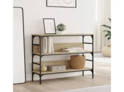 Tische^vidaXL Konsolentisch Sonoma-Eiche 100x32x75 cm Holzwerkstoff Modell 2