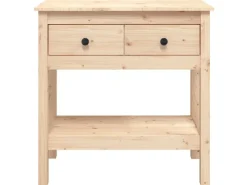 vidaXL Konsolentisch 75x35x75 cm Massivholz Kiefer