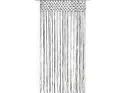 vidaXL Makramee Vorhang Anthrazit 140x240 cm Baumwolle Modell 2