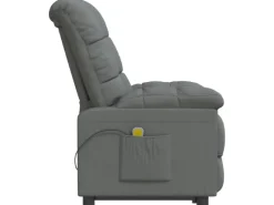 vidaXL Massagesessel Dunkelgrau Stoff Modell 32