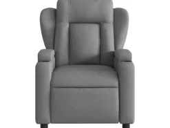 vidaXL Massagesessel Dunkelgrau Samt Modell 9