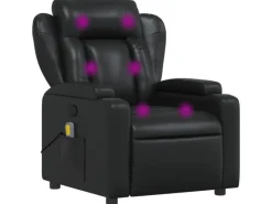 Sessel^vidaXL Massagesessel Schwarz Kunstleder Modell 6
