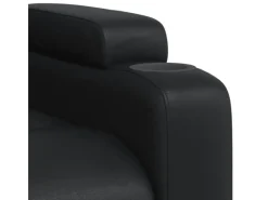 Sessel^vidaXL Massagesessel Schwarz Kunstleder Modell 6