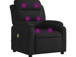 vidaXL Massagesessel Schwarz Stoff Modell 10