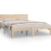 vidaXL Massivholzbett Kiefer 140x200 cm1137029