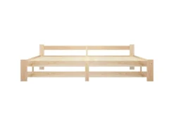 vidaXL Massivholzbett Kiefer 200x200 cm649446